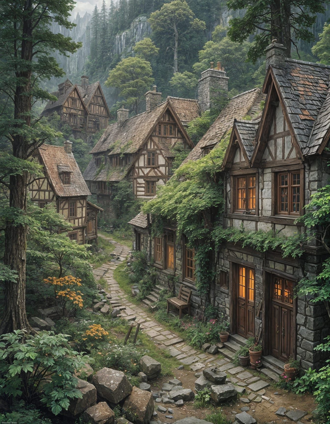 Hyperrealistic Digital Landscape Masterpiece