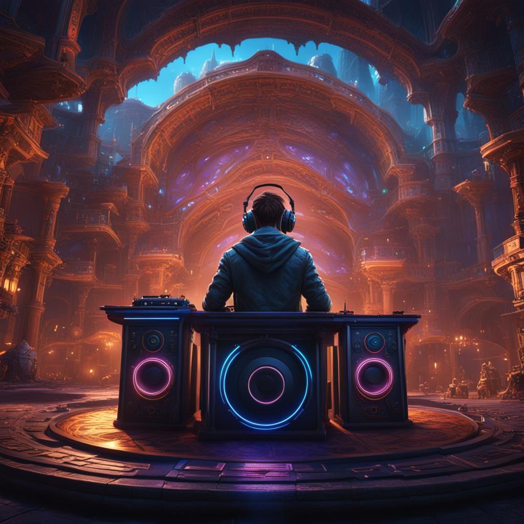 Fantastical Matte Painting in Deep Color