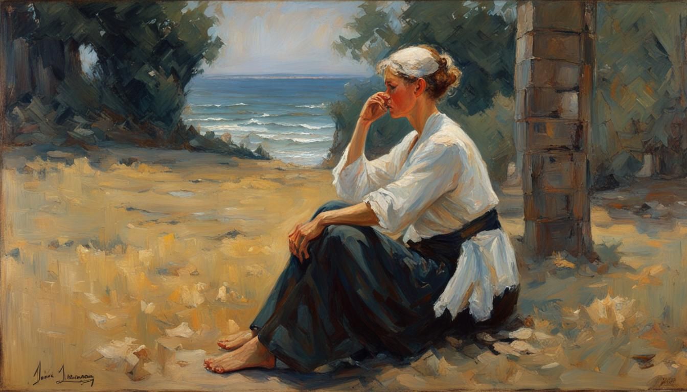 Empathy and Tenderness: An Oil Painting Inspired by Hesse