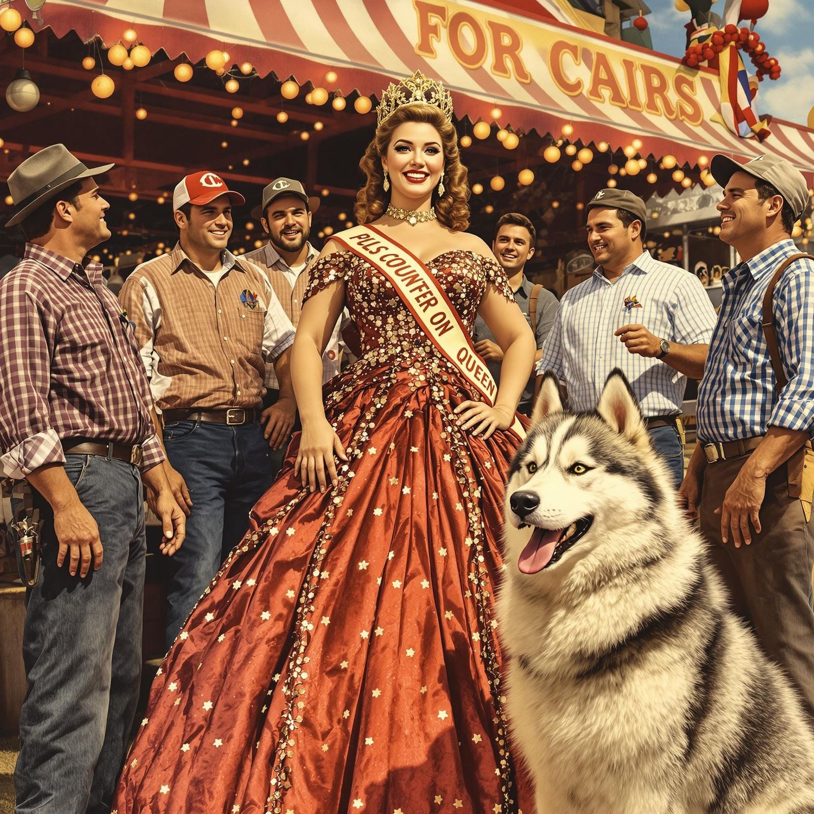 The Festival Queen Brought Her Dog