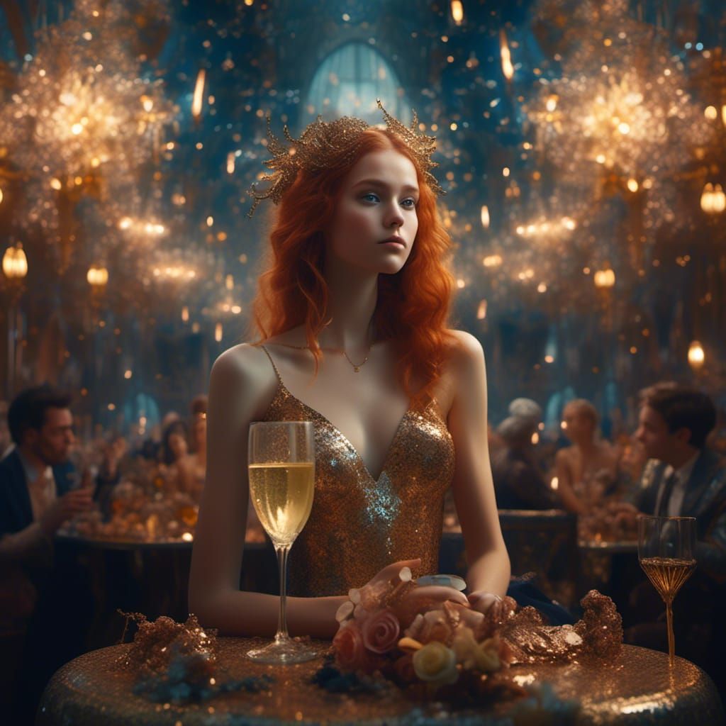 Sparkling New Year's Eve Party in Maximalist Style