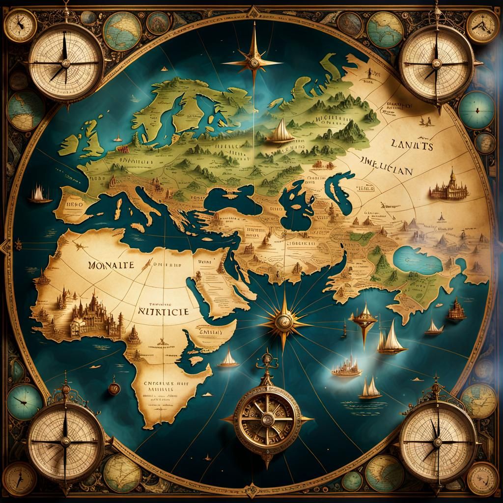 An old explorer's map...🗺️