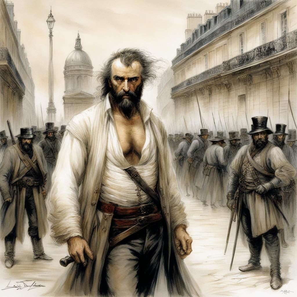 1832 in Paris Jean Valjean.