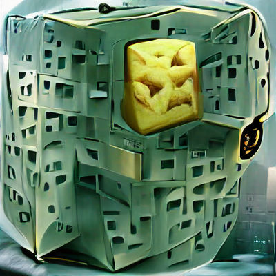 Swiss Cheese Borg Cube