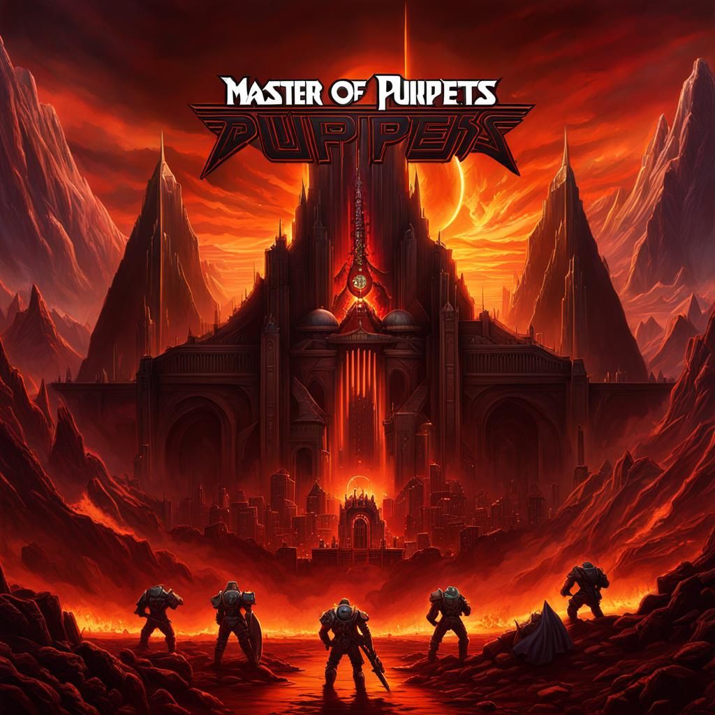 Doom Eternal Meets Master of Puppets: Detailed Matte Paintin...