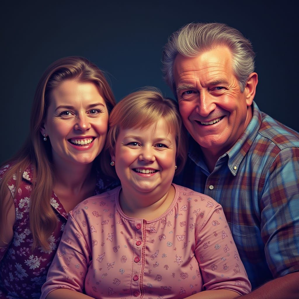 1985 Sears Siblings Portrait