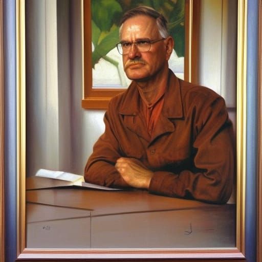 Socialist Realism Oil Painting