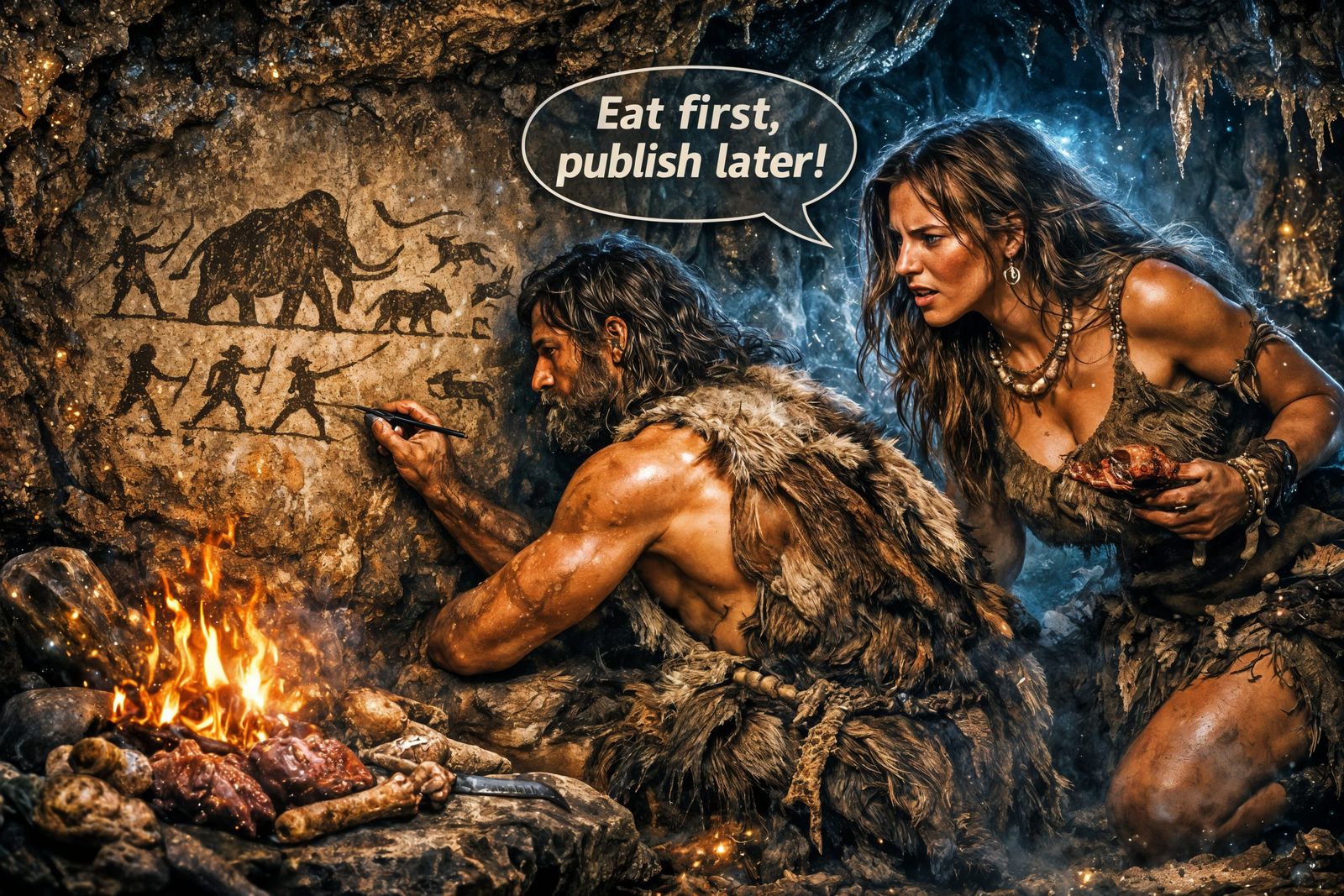 Eat first, publish later!