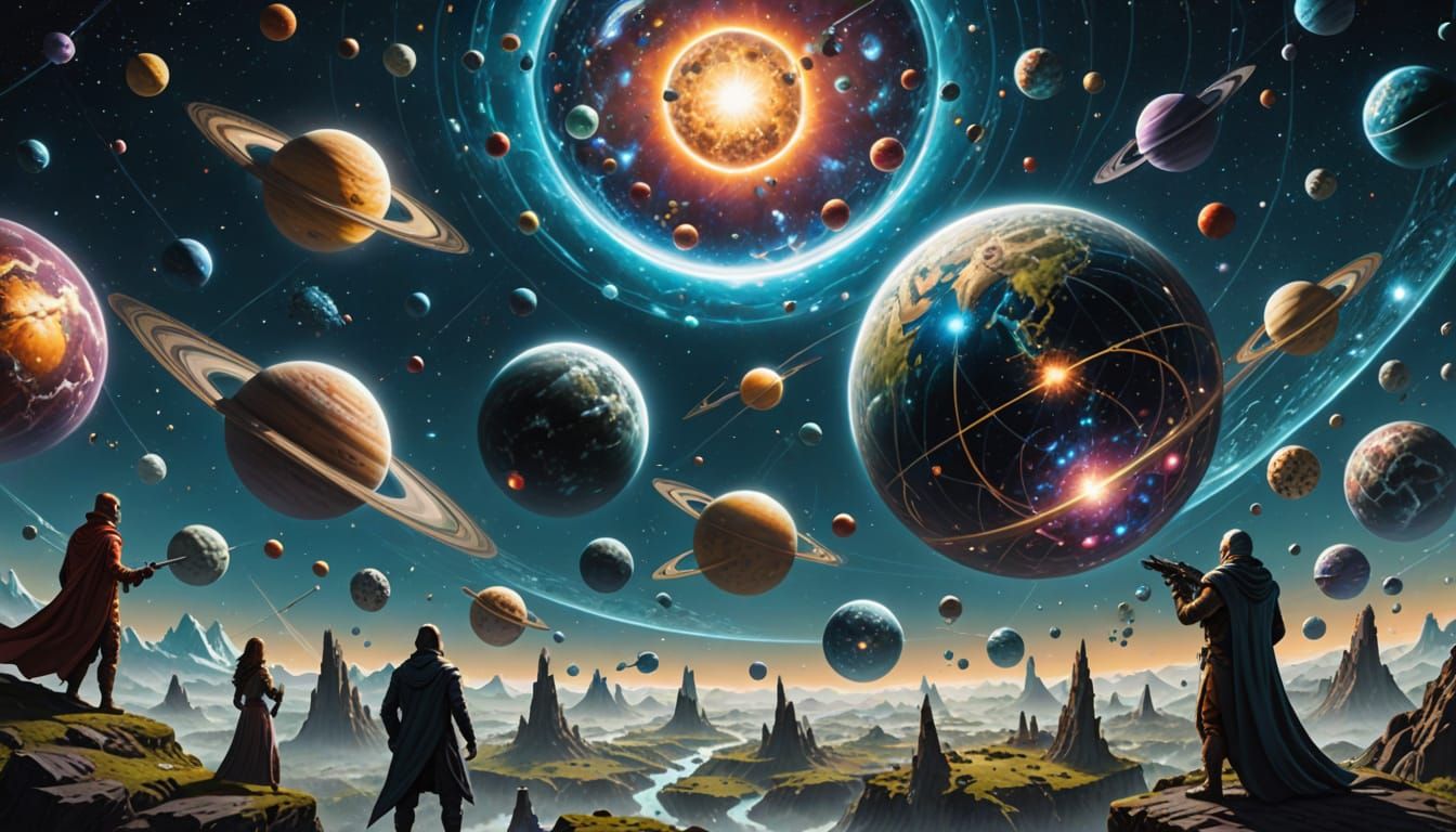 Cosmic Infinity Explored in a Dazzling Multiverse