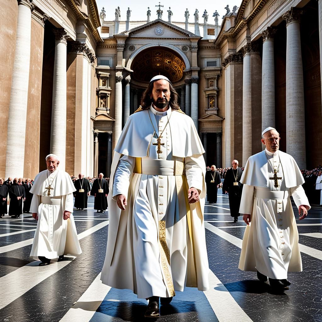 Jesus Christ Confronts Vatican Clergy in Powerful Scene