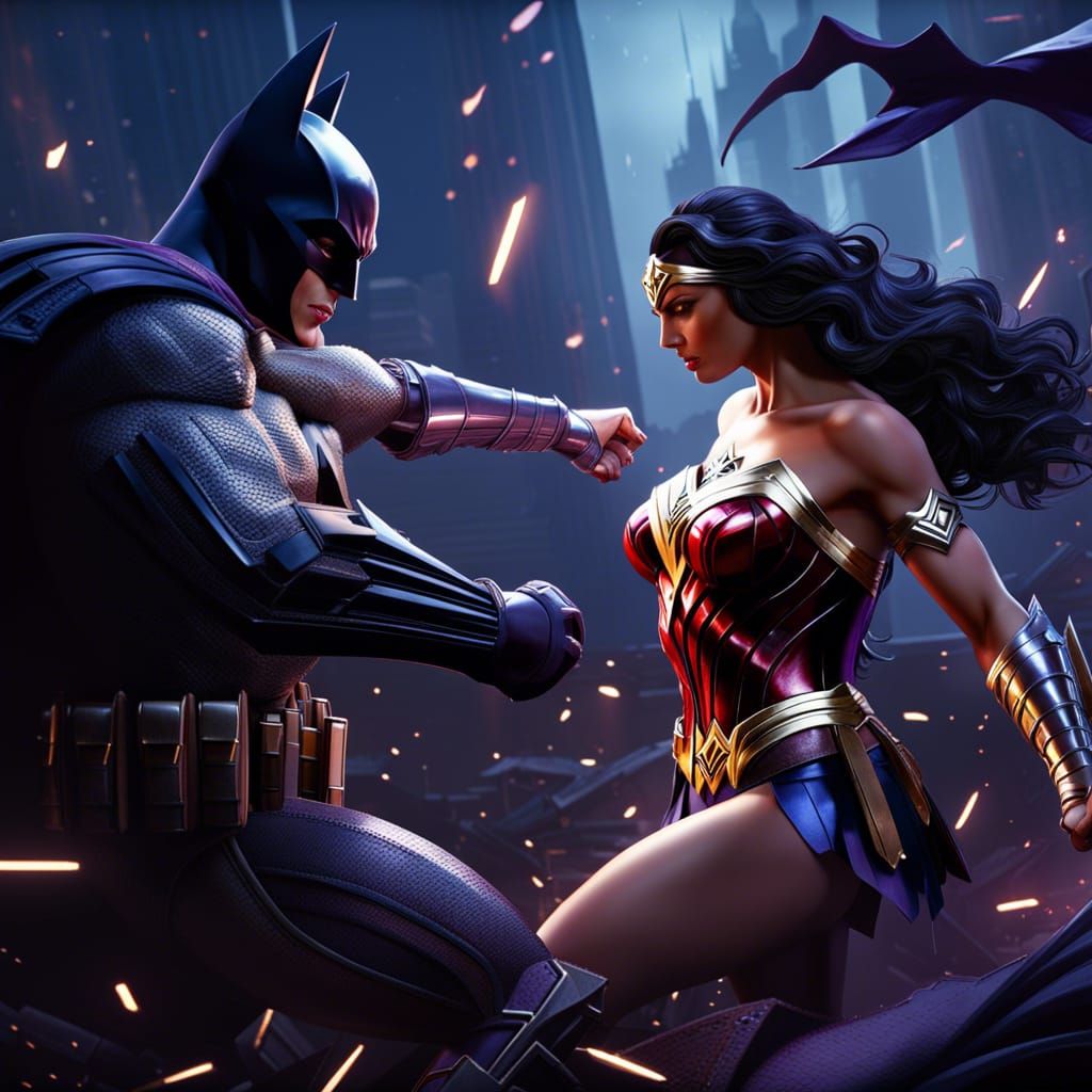 Wonder Woman vs Batman: Dark Fantasy Masterpiece