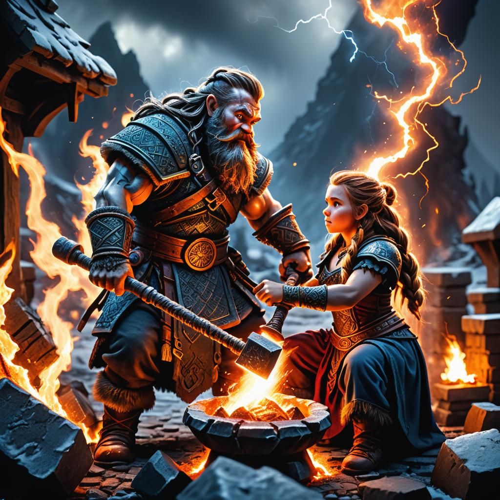 A Master and his apprentice of the craft