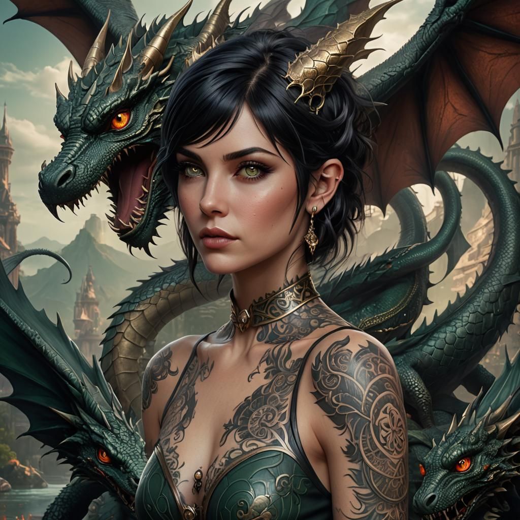 Dragon Companion: Fantasy Art in Unreal Engine 5