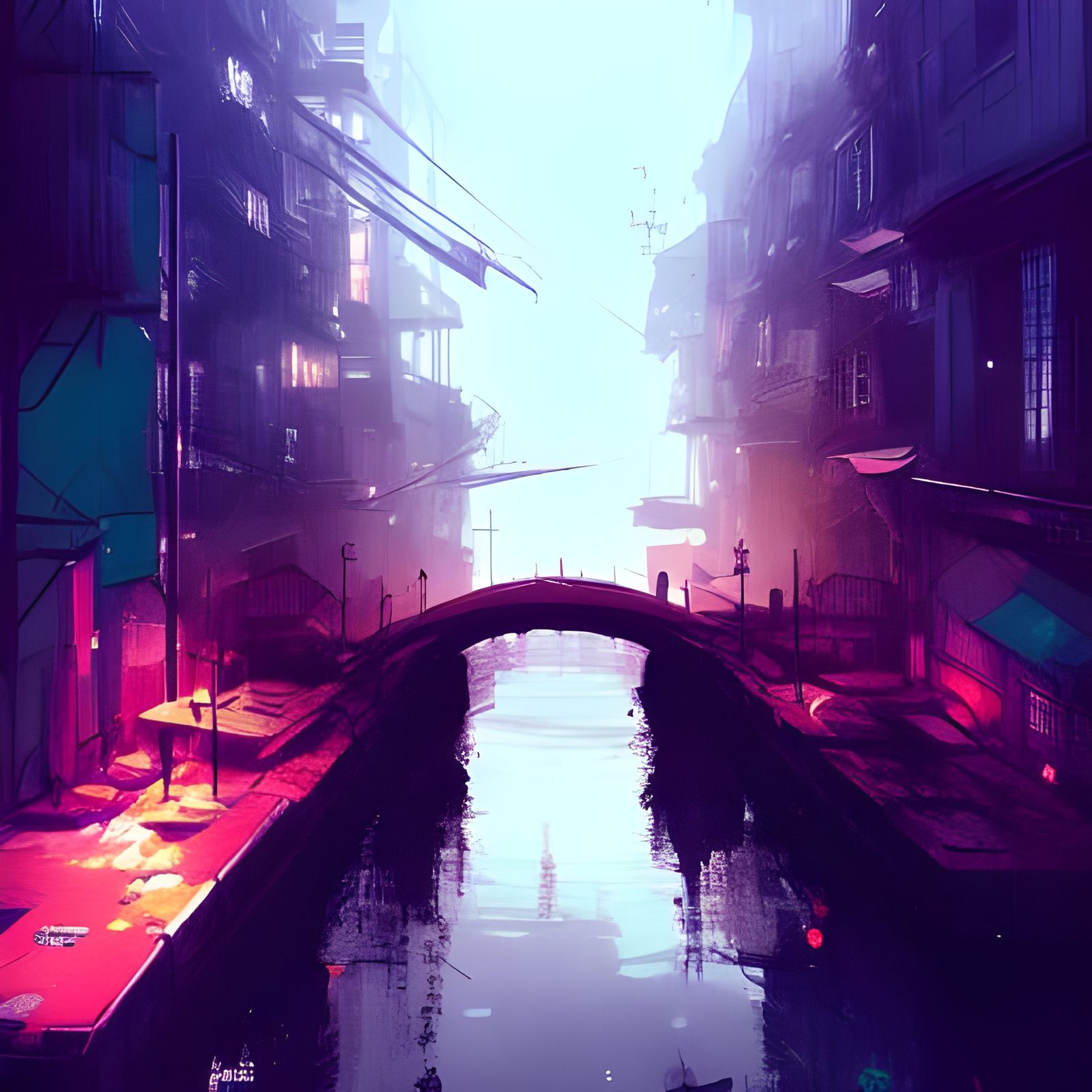 Epic Dystopian Port City by Studio Ghibli