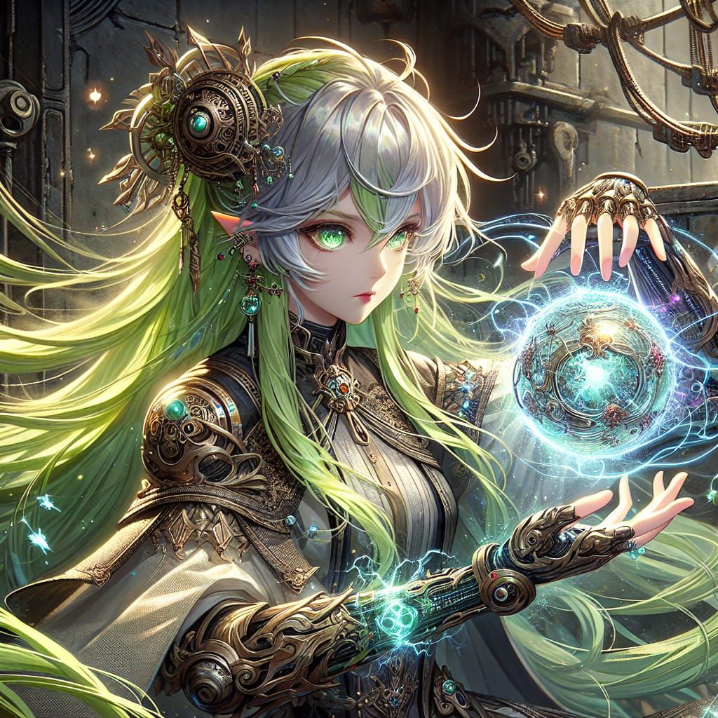 Anime Elementalist Conjures Electromagnetic Energy