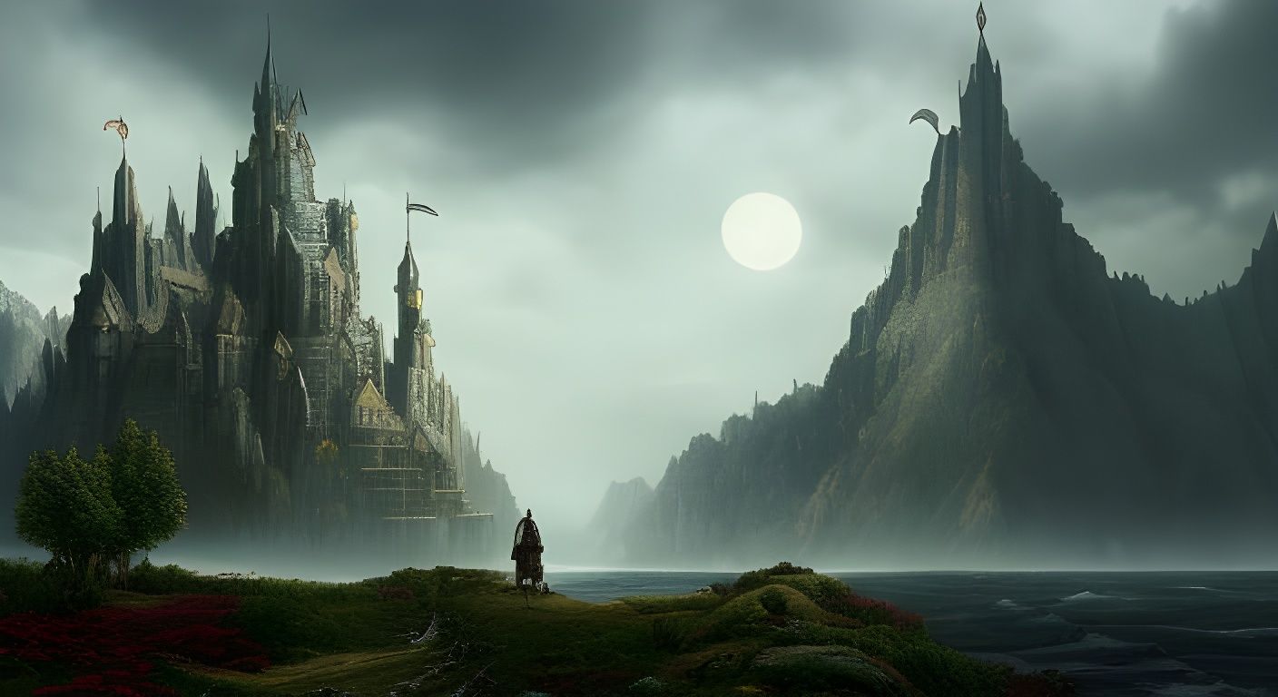 Epic Fantasy Kingdom: A Digital Matte Painting