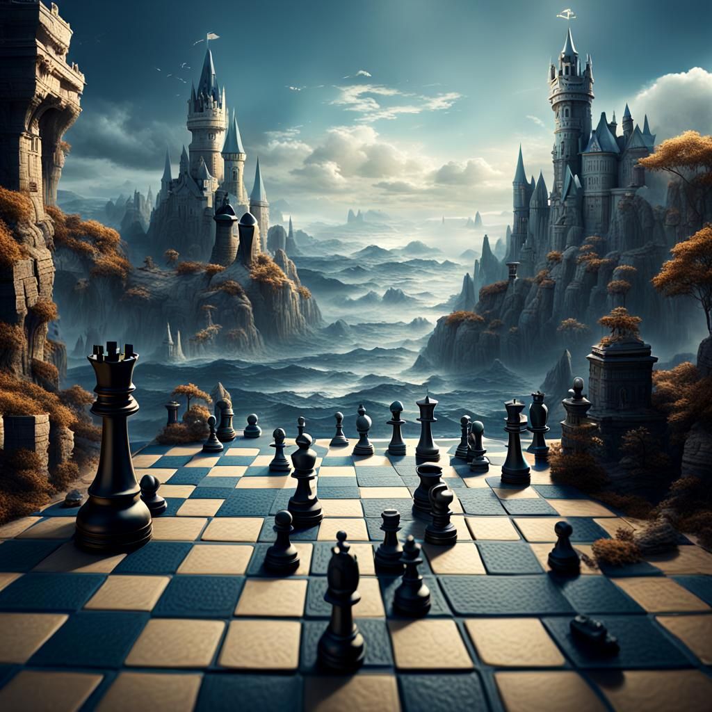 Chess World: Landscapes and Cities as Chess Pieces