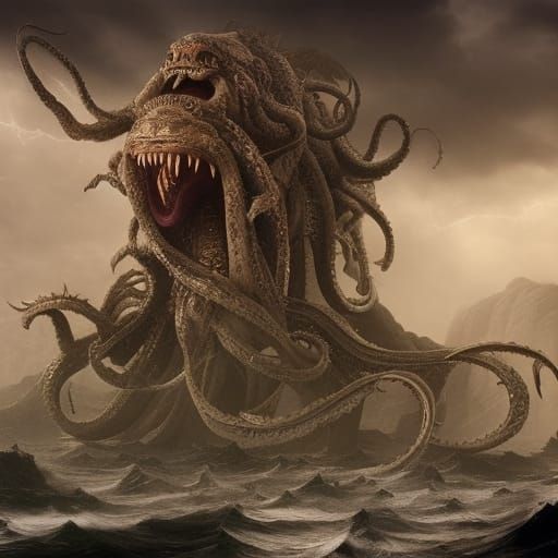 Epic Kraken of Greek Mythology