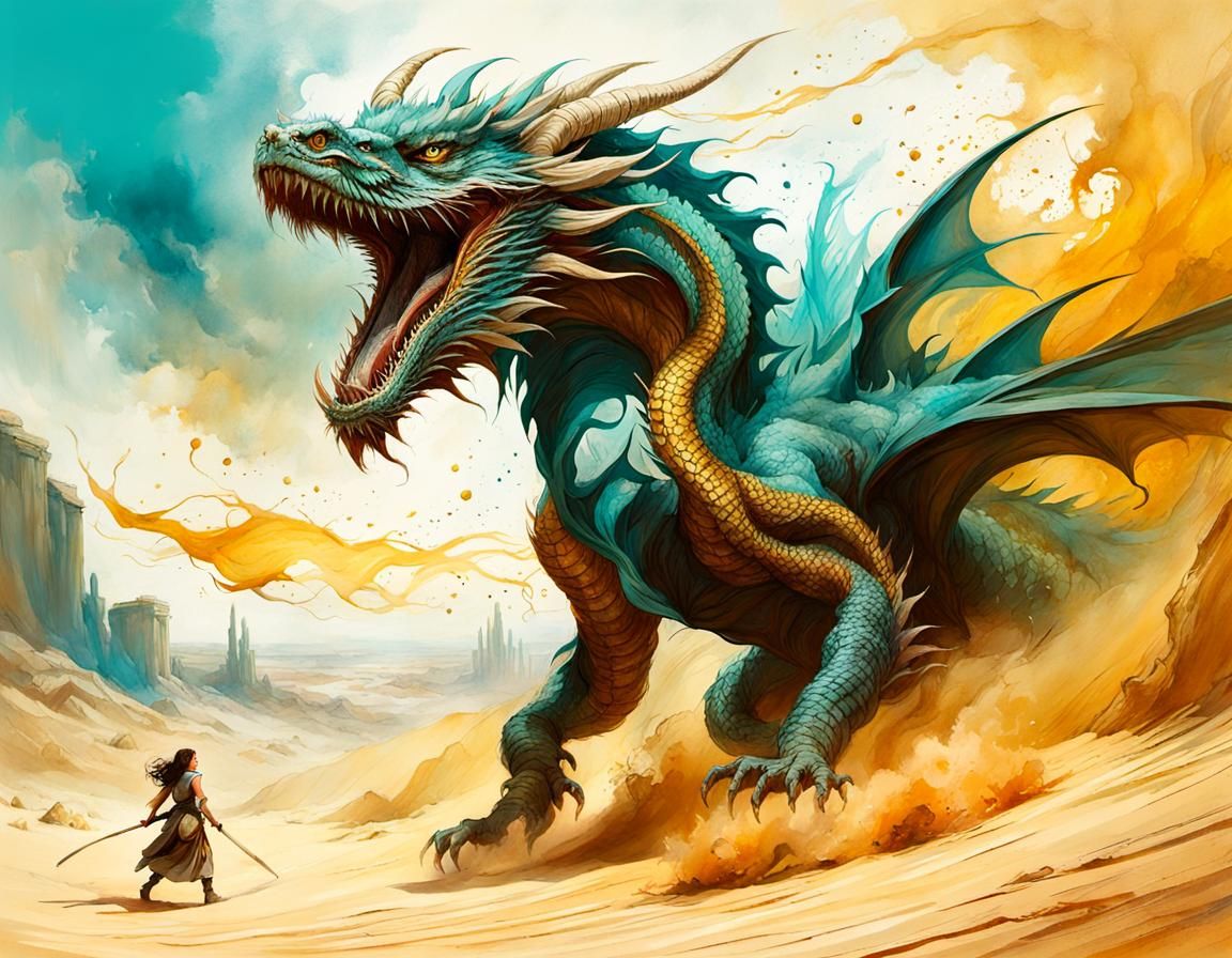 Sofia Boutella as Rogue Fighting Sandstorm Dragon