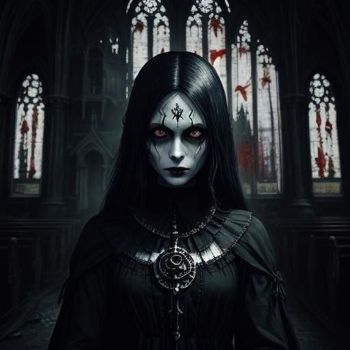 Mysterious Crow Blood Transfusion in Gothic Church