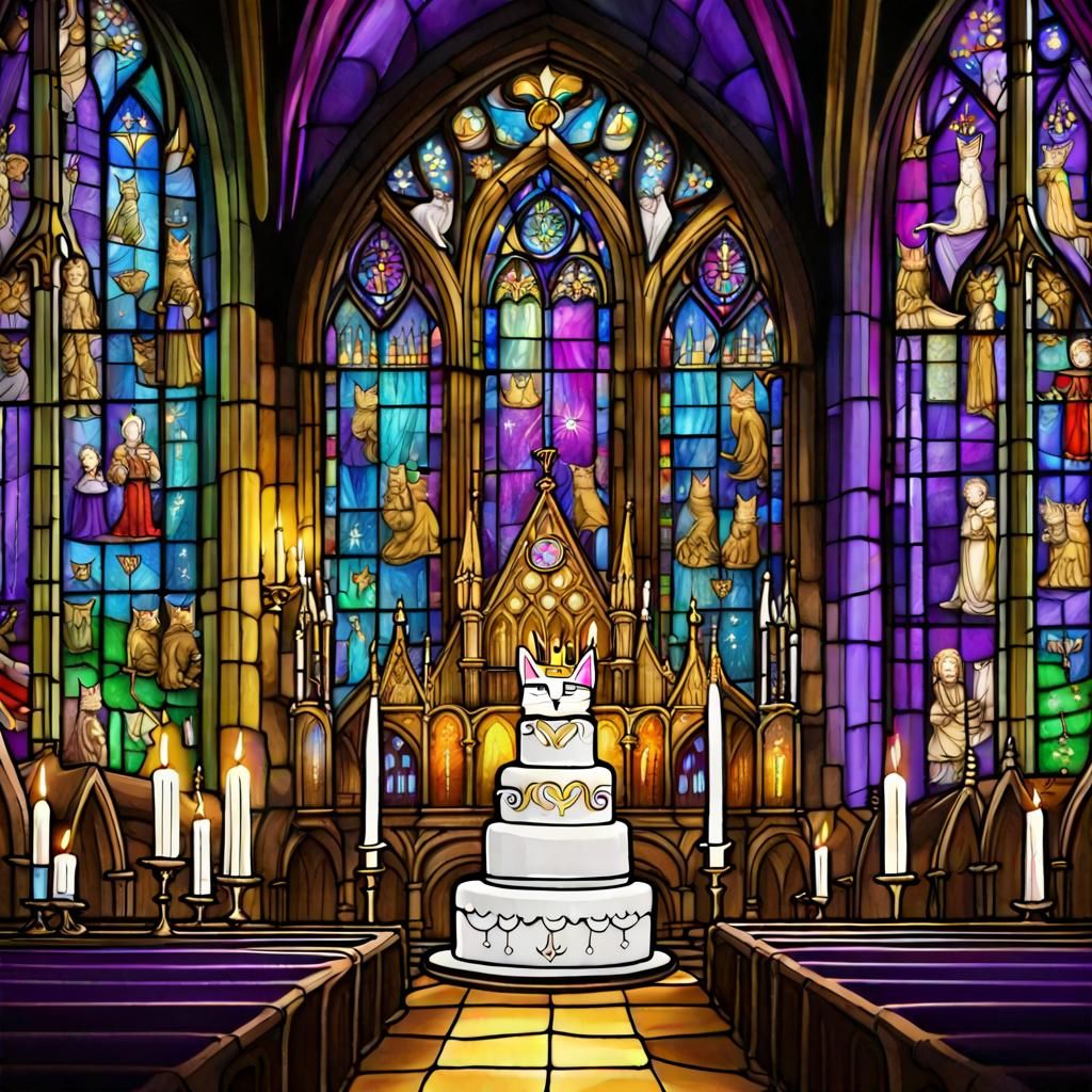 Royal Cat Wedding in Lancaster Cathedral