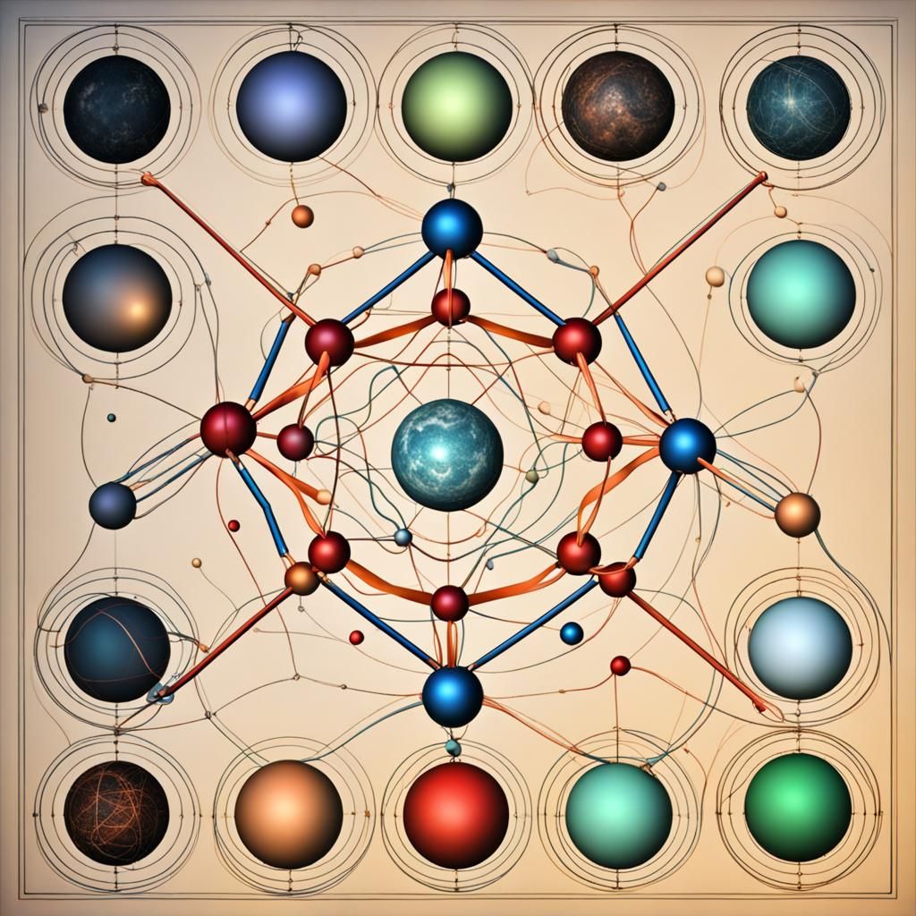 Abstract Unity: Molecules and Atoms in 4K HDR