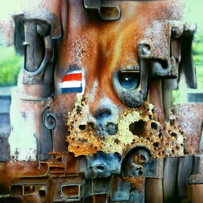 AI Interpretation of Rust: A Visual Exploration