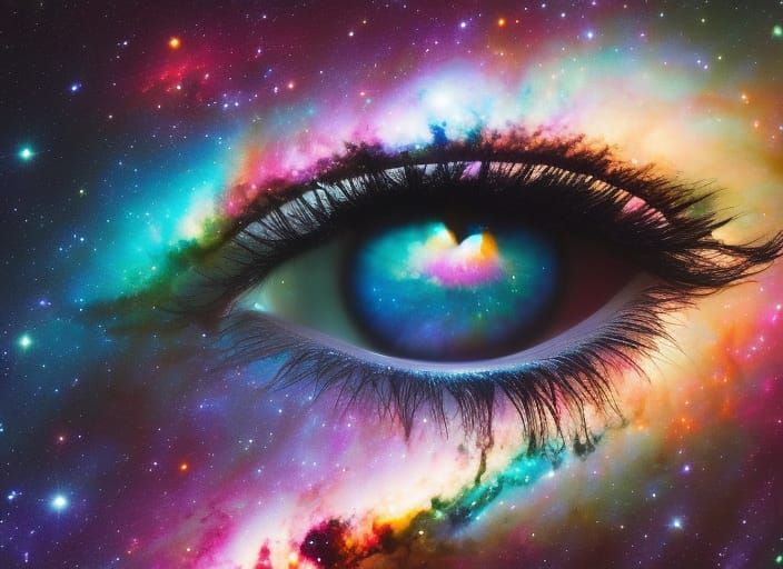 Galaxy Eye: A Hyperdetailed Fantasy Art Masterpiece
