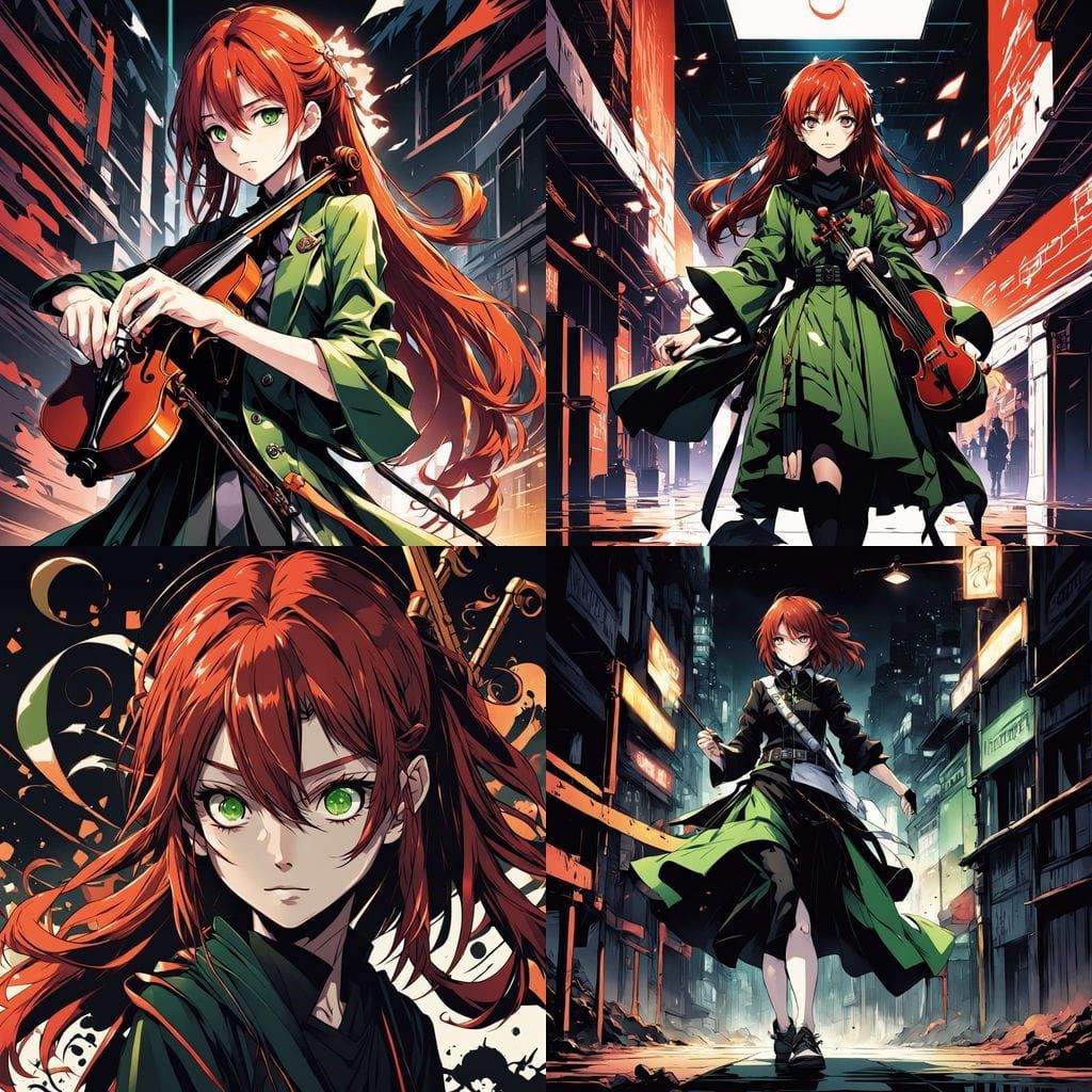 Mysterious Half-Japanese Teen in Gothic Style