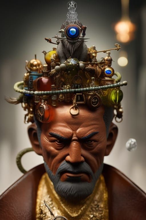 Booze Hound Maniac Encased in Crystal: Hyperrealism