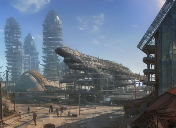 Futuristic Glass House Inspired by Masters