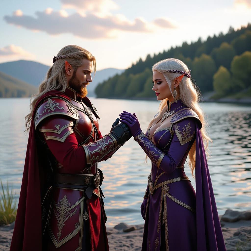 Blood Elf Romance on the Lakeshore: Cinematic Scene