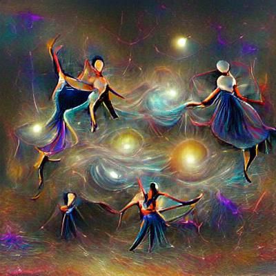 Abstract Figure in Motion