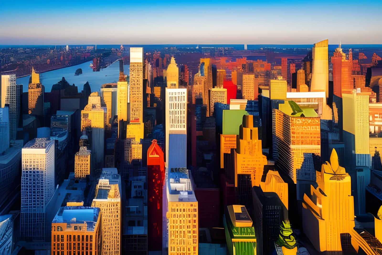 Manhattan, the metropolis by the sea.
