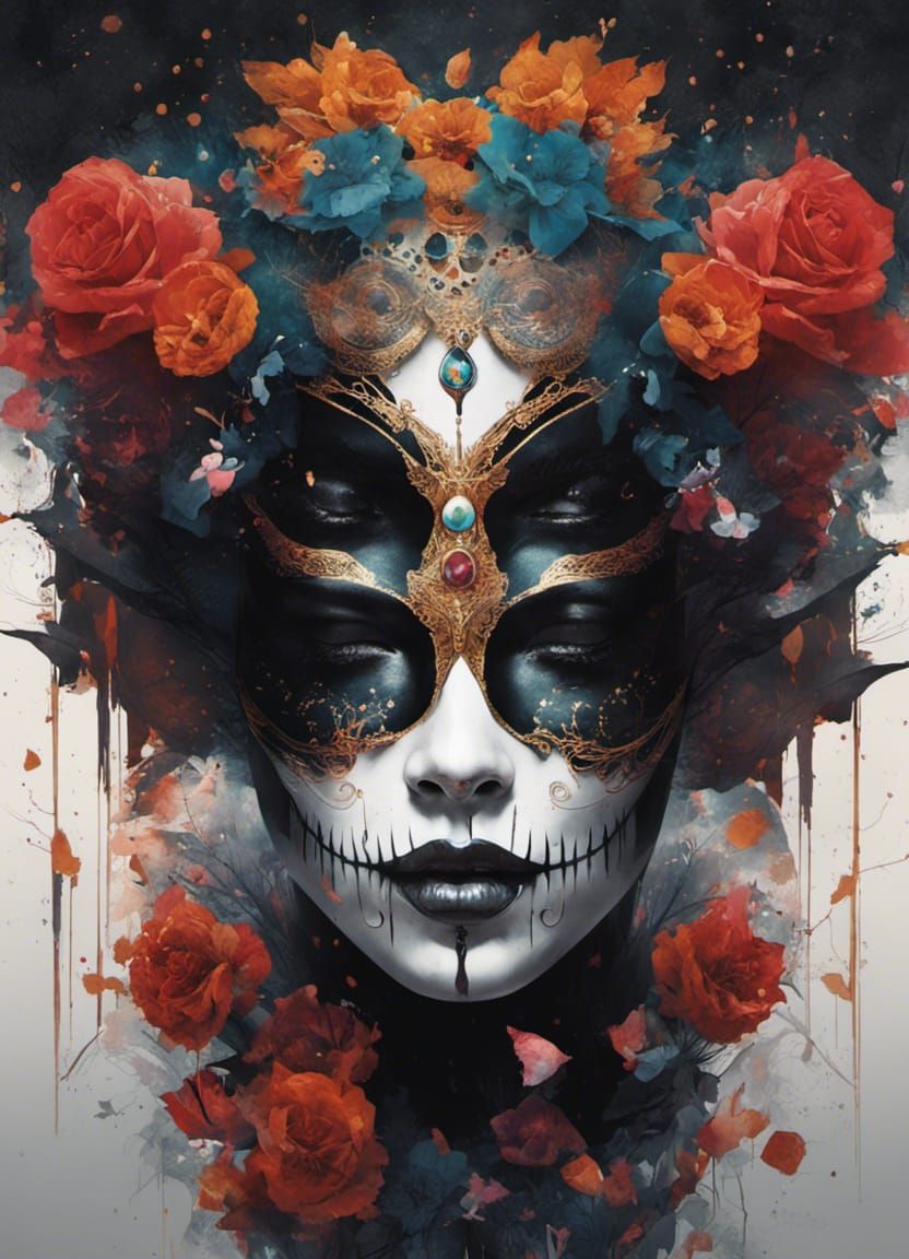 Day of the Dead Fantasy with Shiny Aura