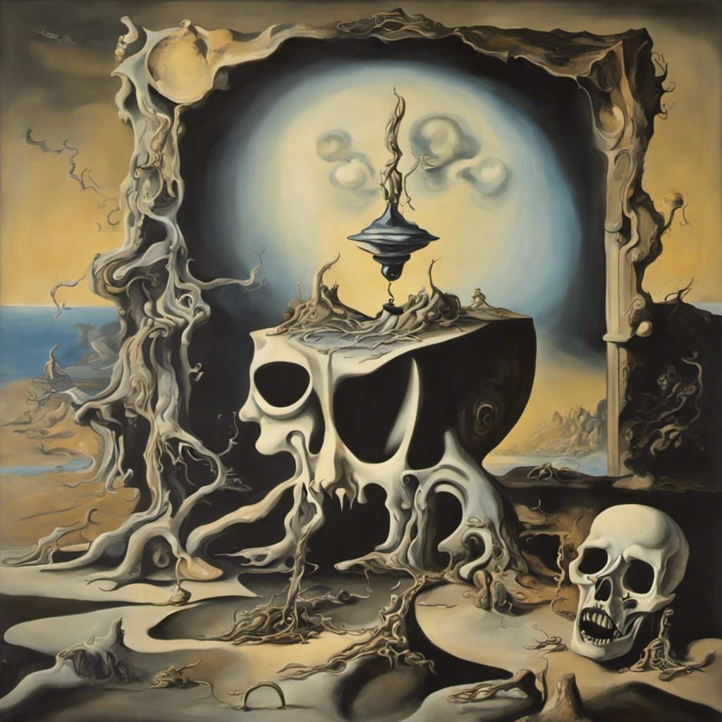 Surreal Nightmare in Salvador Dali Style