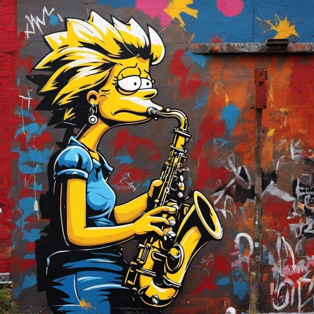 Lisa plays the blues