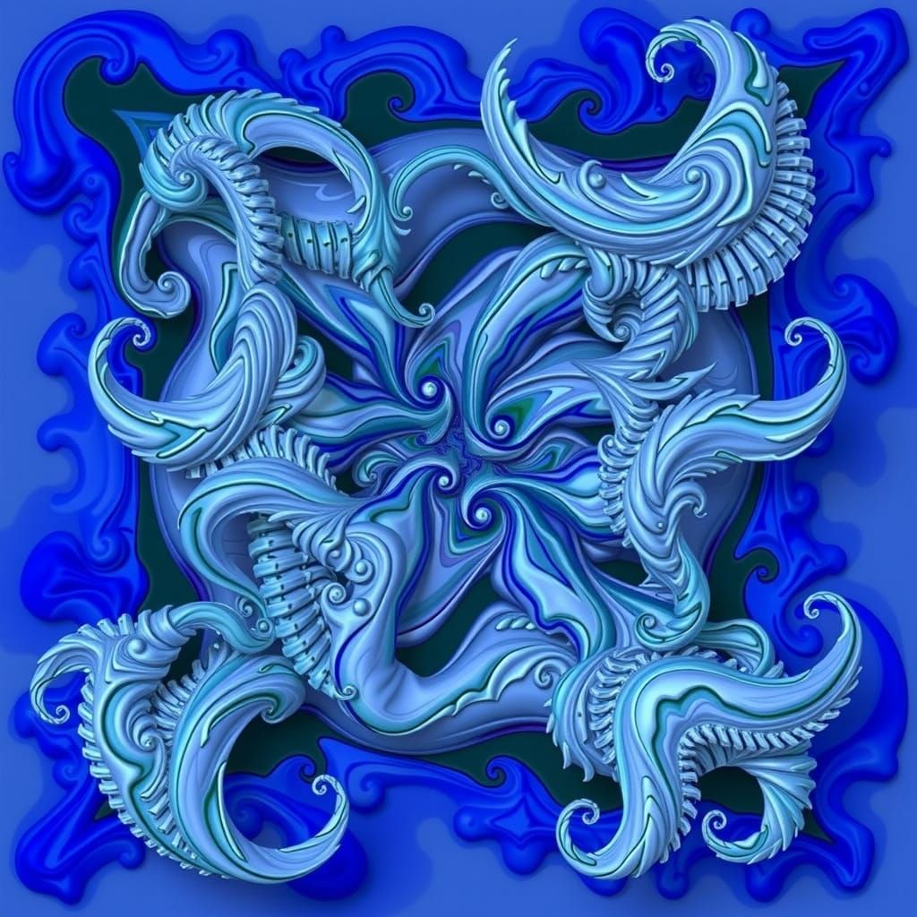 Abstract Swirling Reds and Crimson Tints