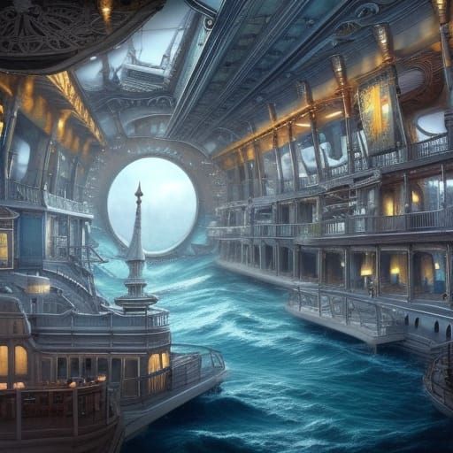 Cinematic Hidden Oasis on a Ship