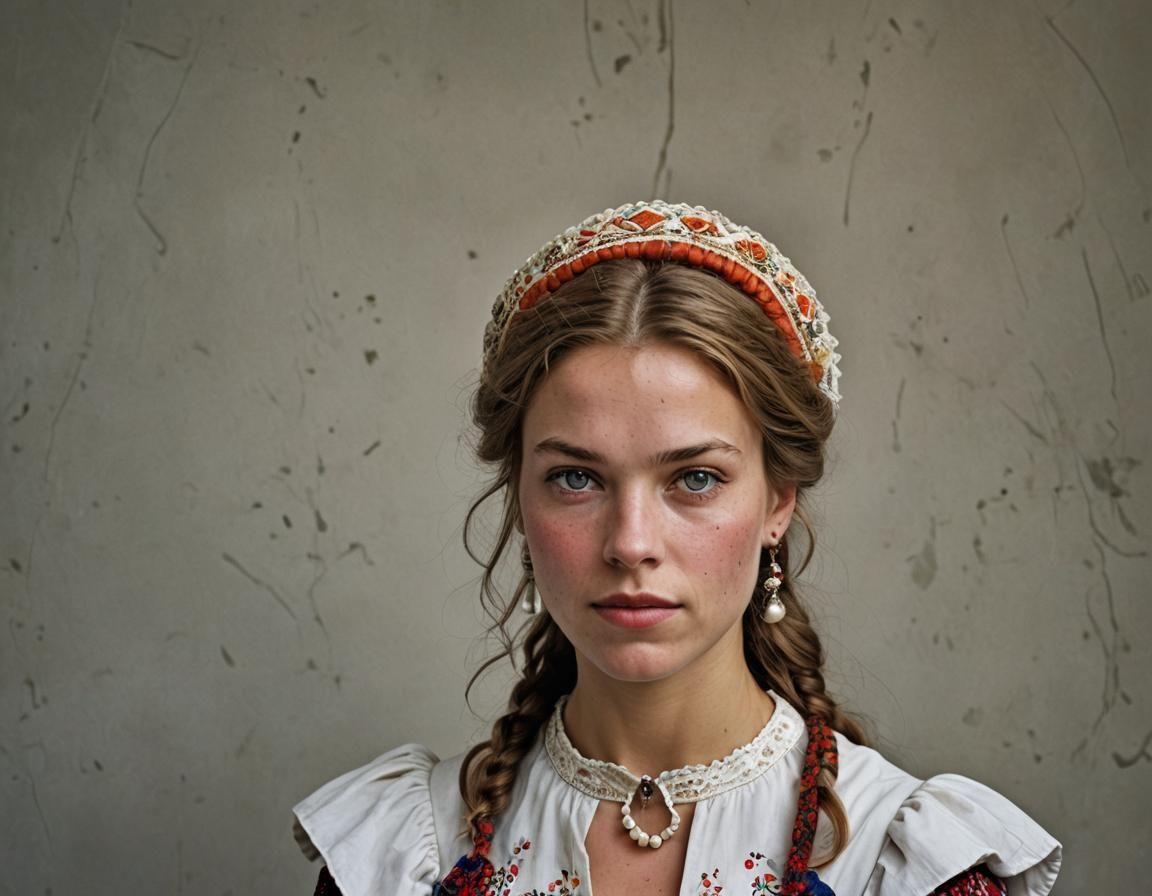 Dancing Dutch Girl Portrait in Amsterdam