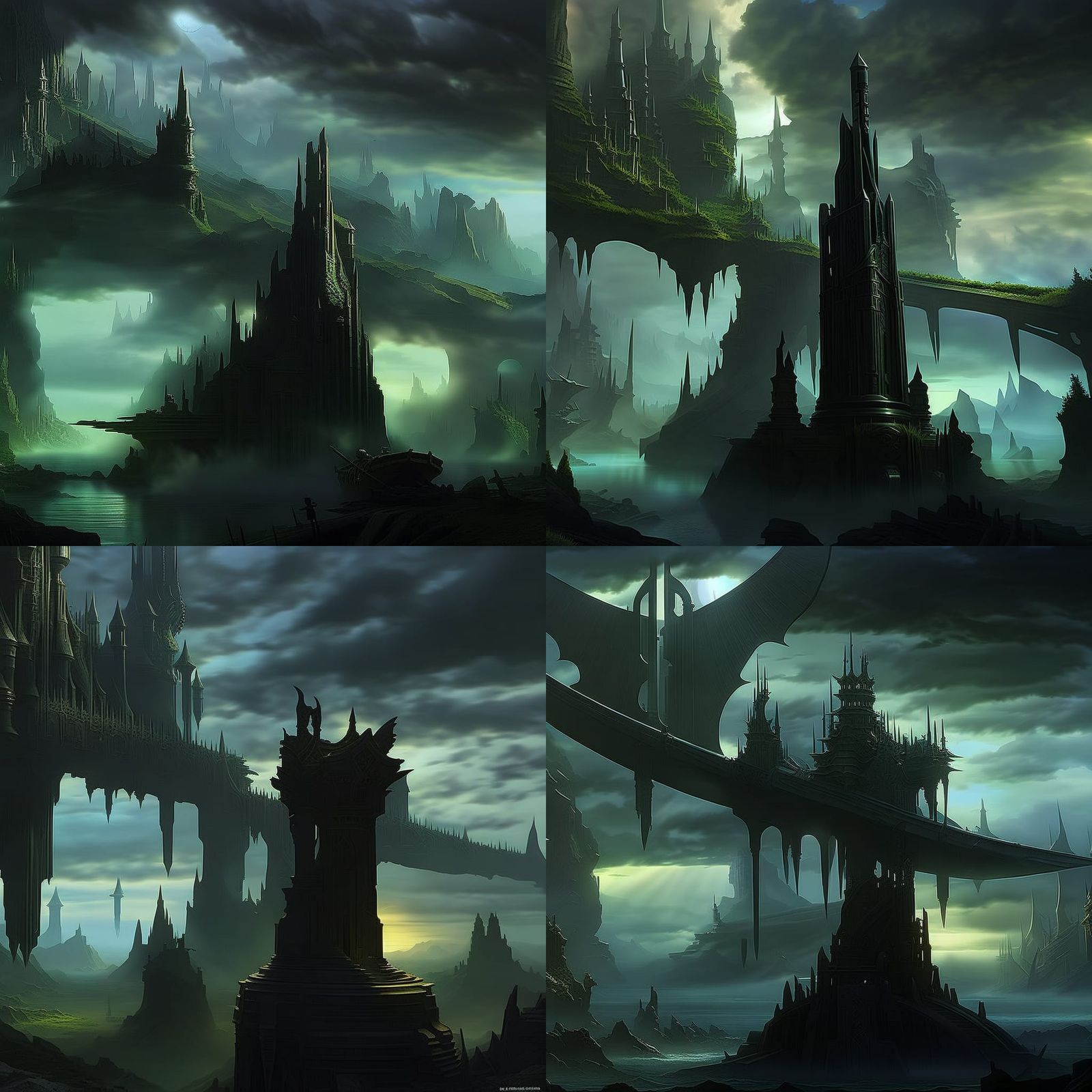 Unidealized Future: Realistic Dark Fantasy Concept Art