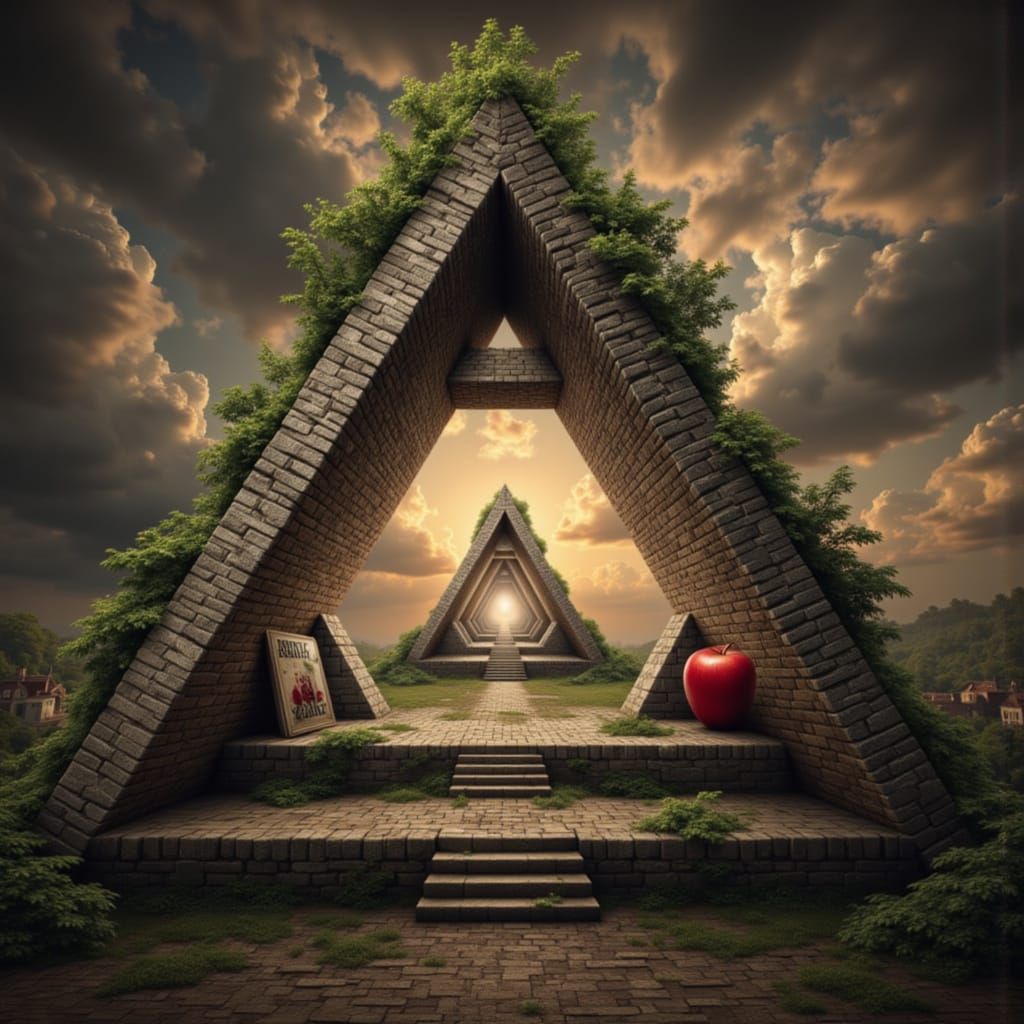 Confirmed Triangle Apple Art