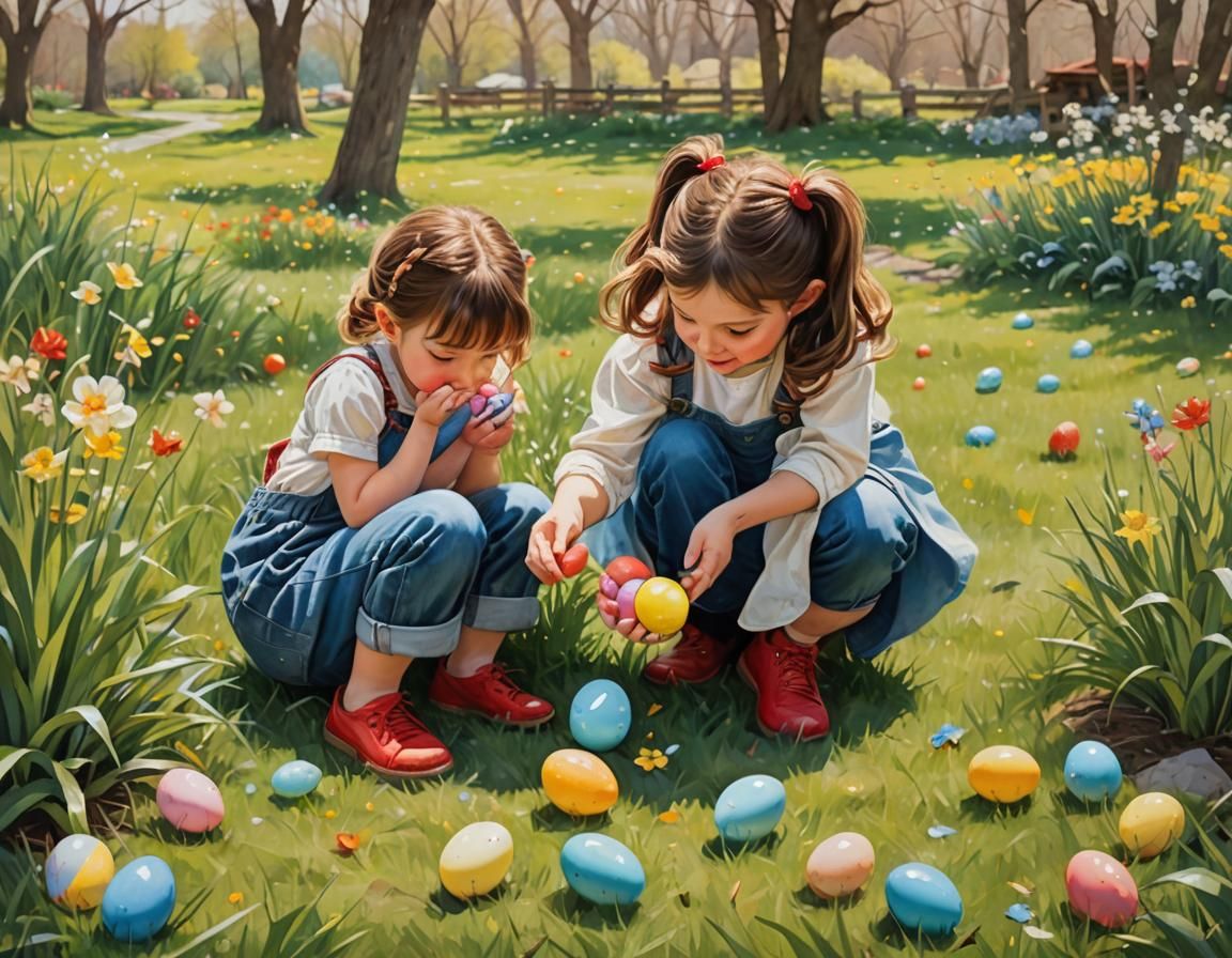 A little girl with brown hair in pigtails