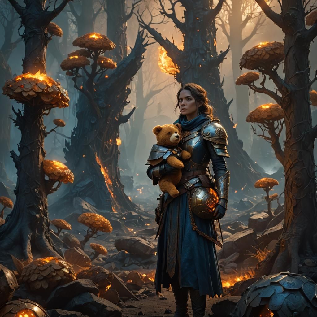 Kalashtar Warrior on the Planes of Hell