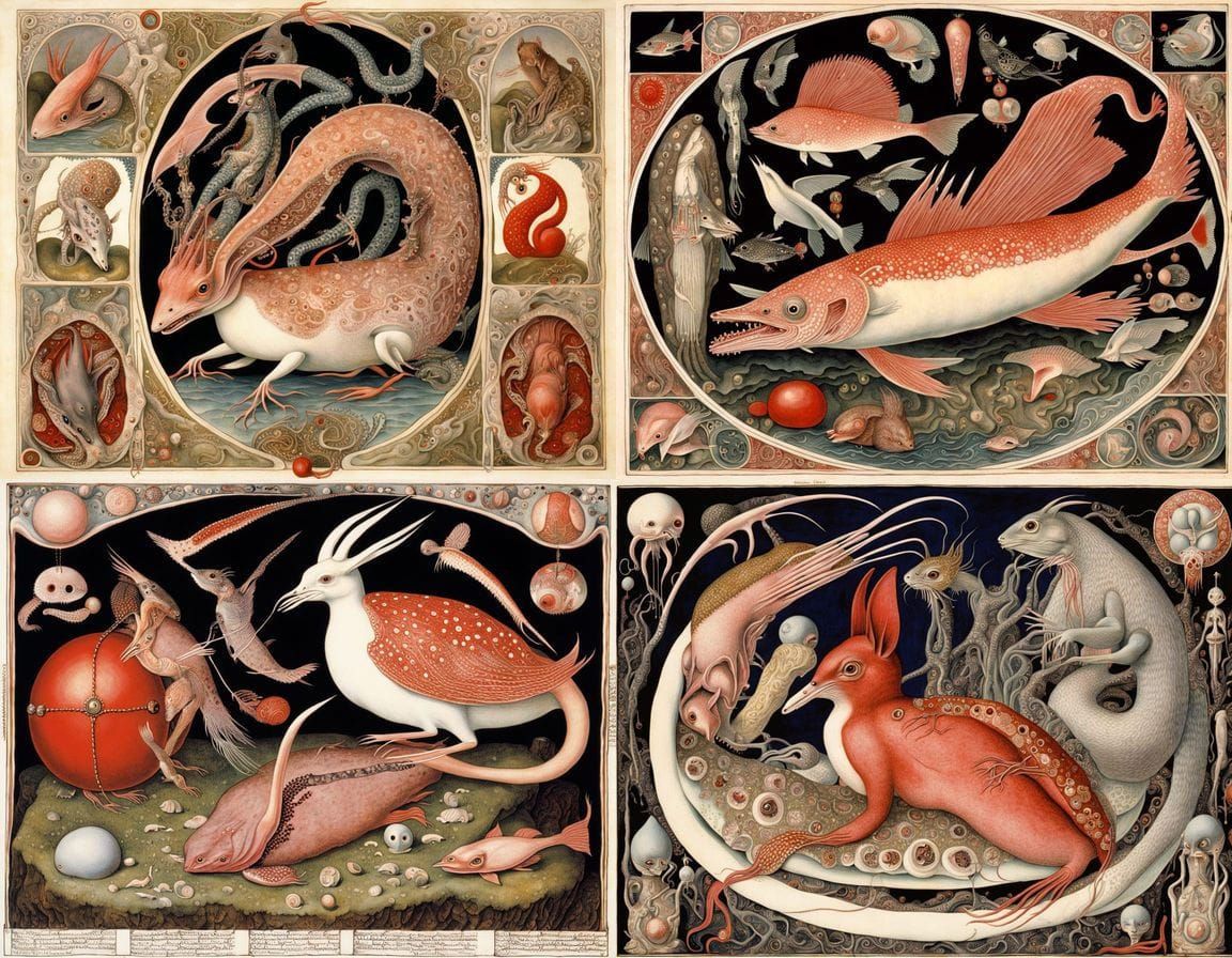 Surreal Scottish Homunculus in Noctilucent Nightmare