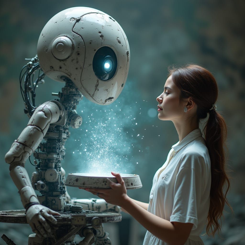 Futuristic Machine Converts Sorrow Into Joy