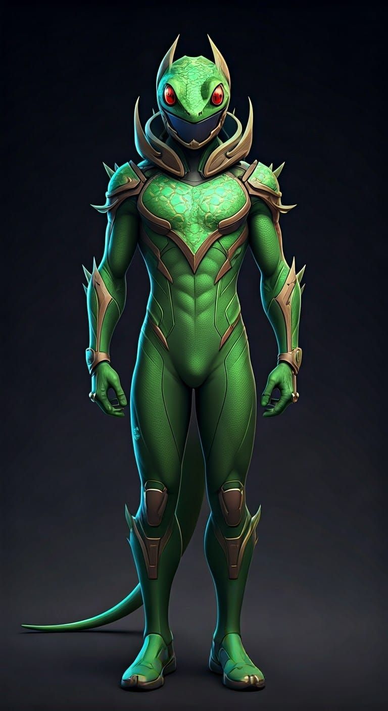 New Superhero: Gecko Man