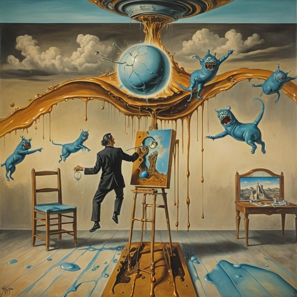 Surreal Image in Style of Salvador Dali