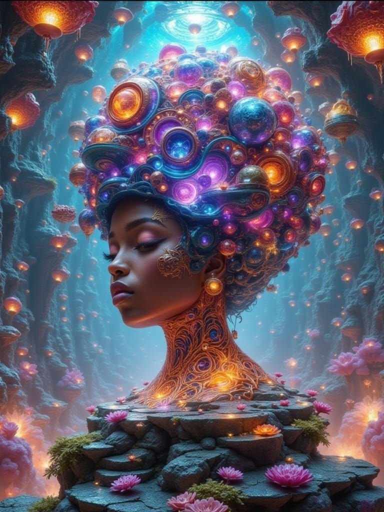 Portrait in Unreal Environment with Dynamic Lighting