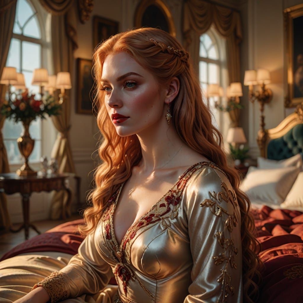 Regal Beauty in Golden Hour